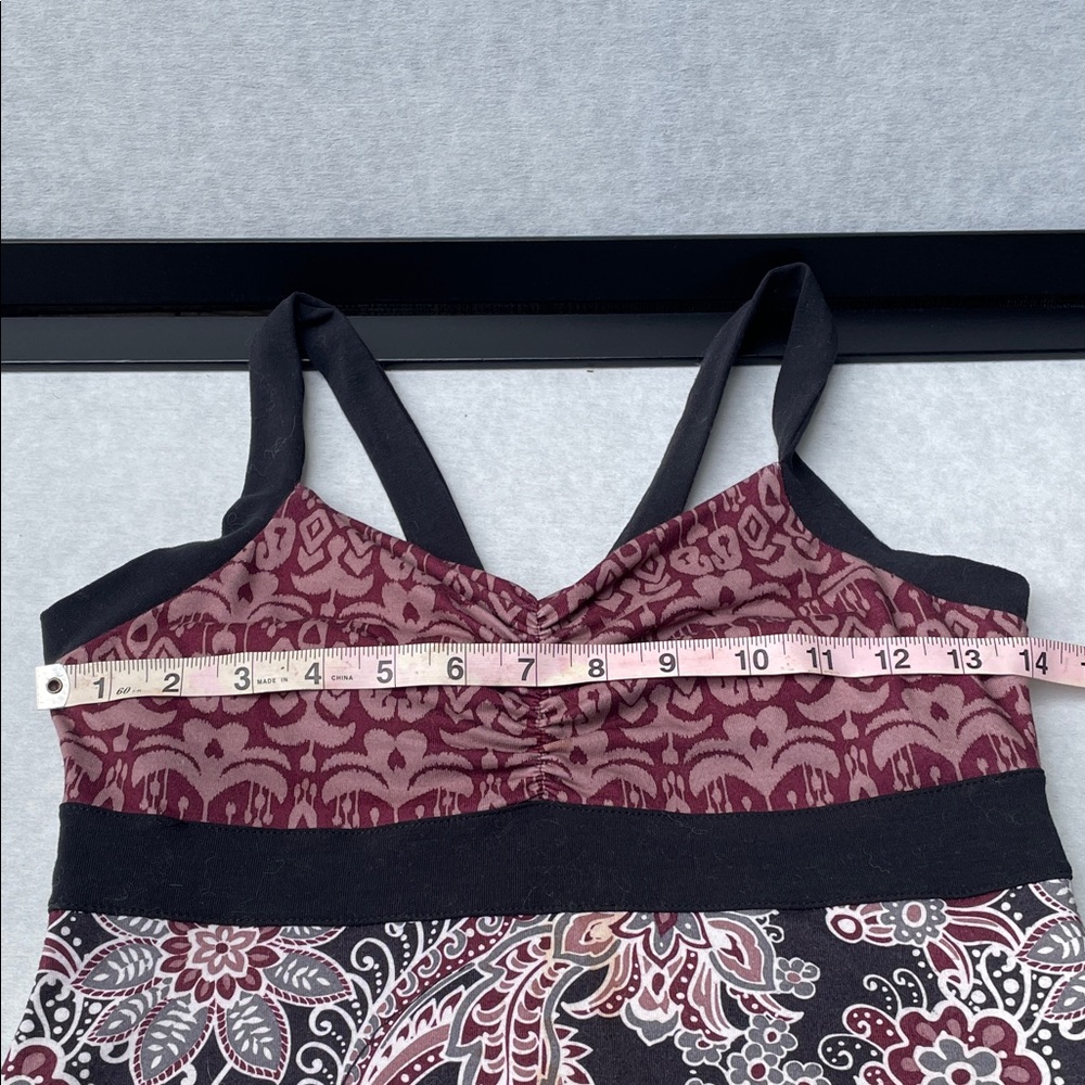Prana Pink and Black Paisley Midi Dress - Picture 7 of 10